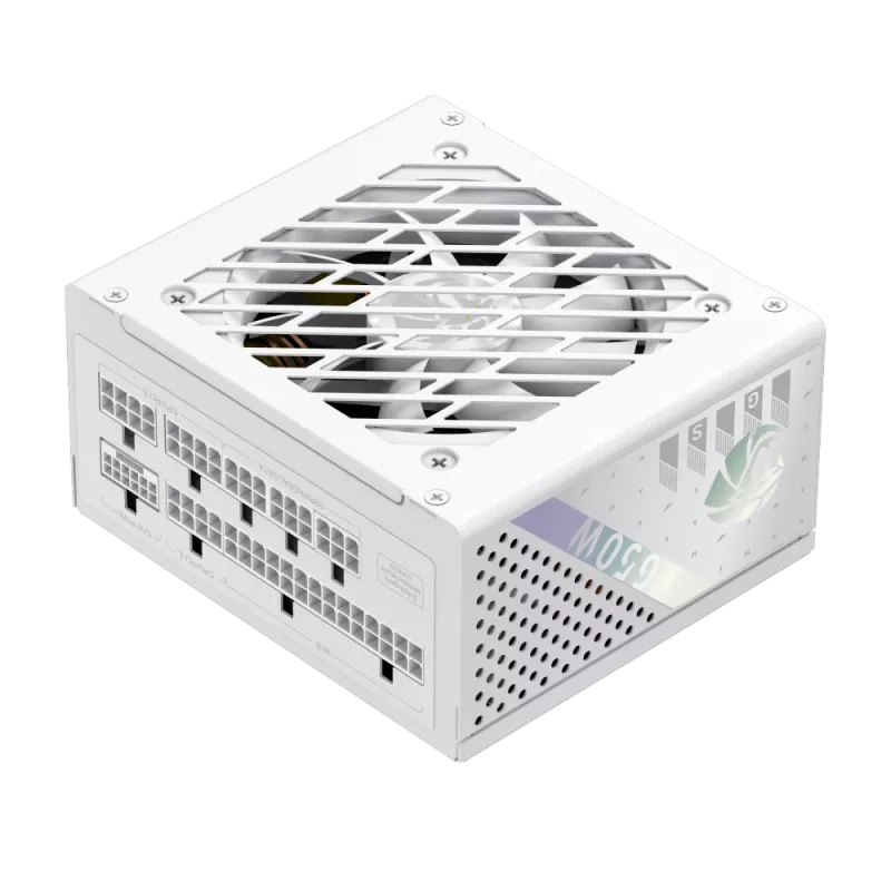 Gamemax GS 650G WH 650 W maitinimo blokas, 80 PLUS Gold, baltas