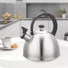 Virdulys Maestro MR1302 nerūdijantis plienas 2,5 L, tinkamas indukcinėms kaitlentėms, švilpuku, juoda rankena