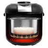 Ryžių virimo aparatas GASTROBACK Rice Control Low Carb & Steam, 3 L, 450 W, juodas/nerūdijantis plienas