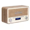 Denver DAB-18LW retro radijas su DAB+, FM ir Bluetooth, baltas