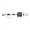 Adapteris vaizdo kabeliui DeLOCK 62994 USB Type-C į VGA 0,2 m juodas