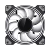 Gamemax DUAL RING INFINITY korpuso ventiliatorius, juodas