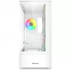 PC korpusas Sharkoon AK6 RGB, ATX, baltas