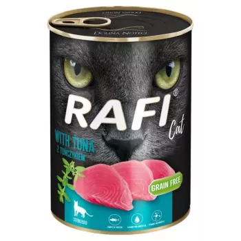 DOLINA NOTECI Rafi Cat Adult su tunu – šlapias kačių ėdalas – 400 g