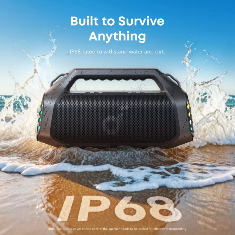 Nešiojama Bluetooth kolonėlė Soundcore Boom 2 Pro juoda