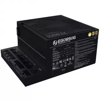 Maitinimo blokas LIAN LI EDGE GOLD 850 – 850W, 80 PLUS Gold, aktyvus PFC