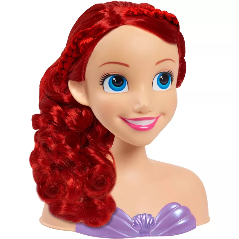 Disney Princess – Ariel Stiliavimo Galva, Makiažo ir Šukavimo Galva
