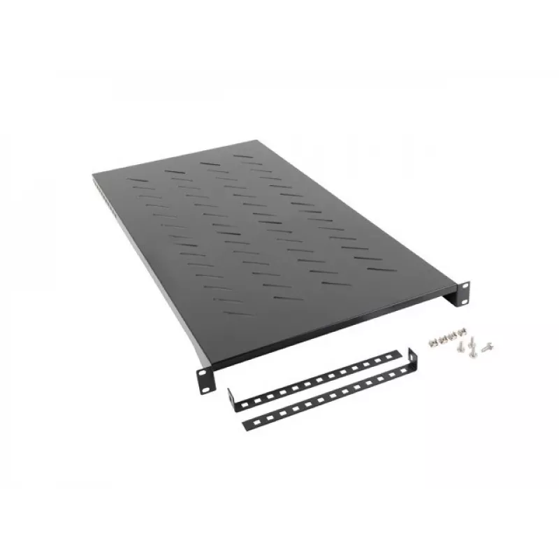 Lentyna stelažinė LANBERG AK-1013-B, 1U, 482,6 mm, 900 mm, juoda