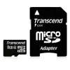 Transcend Premium microSDHC 8 GB atminties kortelė su SD adapteriu