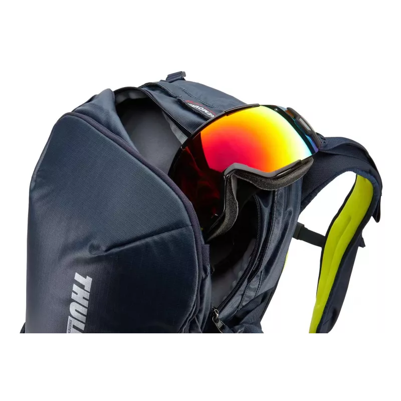 Kuprinė Thule 3610 Upslope 35L su nuimama oro pagalve 3.0, skirta slidėms ir snieglentei, Lime Punch