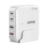 Stalinis įkroviklis Unitek P1228AWH01-EU 70W 2×USB-A 2×USB-C