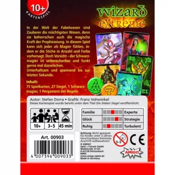 Wizard Extreme, Kortų žaidimas