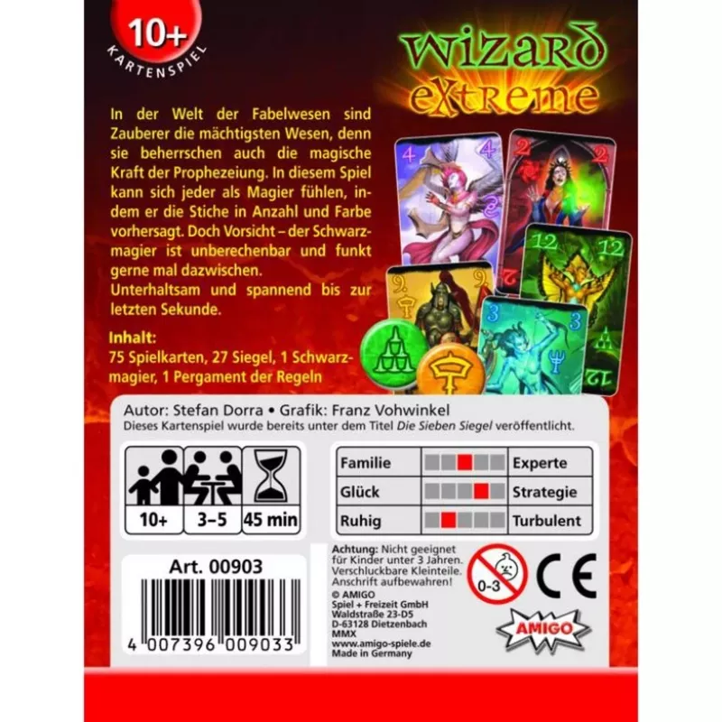 Wizard Extreme, Kortų žaidimas