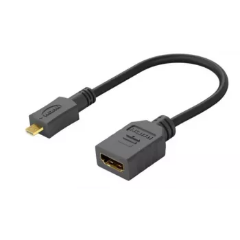 MicroConnect HDM19F19MMC lyties keitiklis HDMI Micro (Type D) – HDMI, juodas
