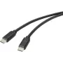 Renkforce RF-4716842 USB kabelis 2 m USB 2.0 USB A USB C juodas (RF-4716842)