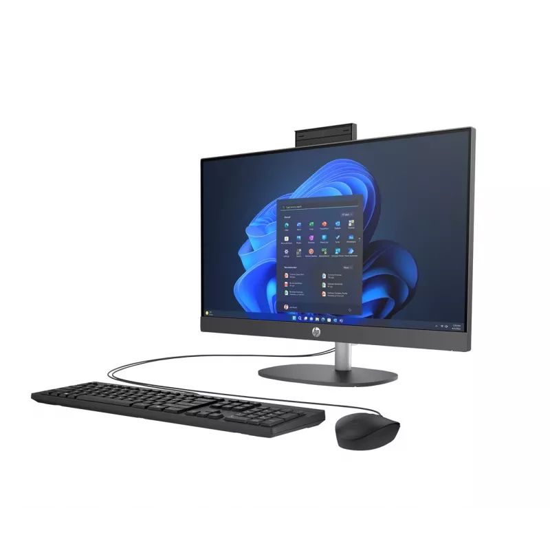 All-in-One kompiuteris HP ProOne 240 G10 23,8 colių Full HD IPS, AMD Ryzen 7 5825U, 16 GB DDR5, 512 GB SSD, IR 5 MP kamera, Windows 11 Pro