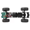 RC visureigis Amewi Mini‑D90 4WD 1:16 RTR nuotoliniu valdymu modelis, 4 ratų pavara, 1:16 mastelis