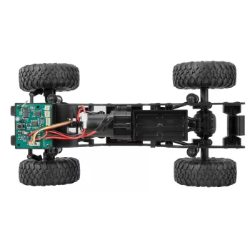 RC visureigis Amewi Mini‑D90 4WD 1:16 RTR nuotoliniu valdymu modelis, 4 ratų pavara, 1:16 mastelis