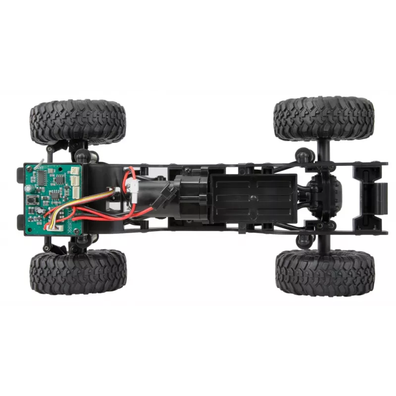 RC visureigis Amewi Mini‑D90 4WD 1:16 RTR nuotoliniu valdymu modelis, 4 ratų pavara, 1:16 mastelis