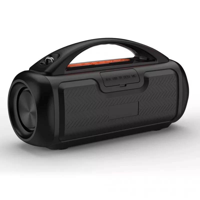 Nešiojamas garsiakalbis MEDIA-TECH MT3184 – Bluetooth 5.3, 60W RMS, IPX5, ličio jonų baterija 16h, USB-C įkrovimas, MicroSD, TWS, mikrofonas, nuotolinio valdymo pultas