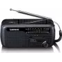 Nešiojamas garsiakalbis Lenco MCR-113BK Solar juodas su Bluetooth ir FM radiju
