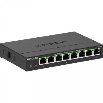NETGEAR MS308E 8 prievadų 2.5G nevaldomas tinklo jungiklis juodas