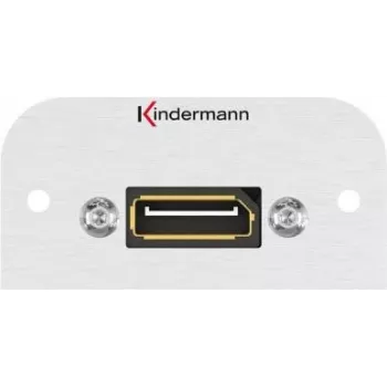 Kindermann 7441000588 Kištukinis lizdas DisplayPort aliuminis