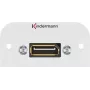 Kindermann 7441000588 Kištukinis lizdas DisplayPort aliuminis