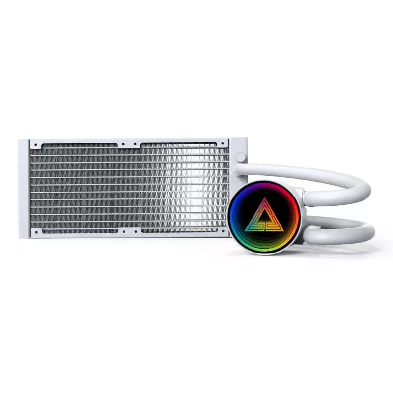 CPU aušintuvas Montech LIGHTFLOW 240 ARGB (W) – skystinis aušinimas