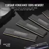 Corsair Vengeance 96 GB DDR5-5600 (4x 24 GB) atminties rinkinys, juodas, CMK96GX5M4B5600C40, INTEL XMP