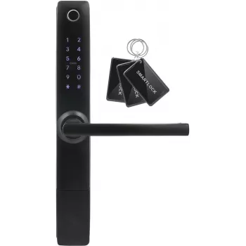Rankena Eura ELH-20H4 Black be raktų dizainas, modelis 36790