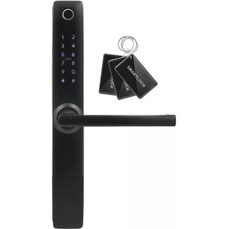 Rankena Eura ELH-20H4 Black be raktų dizainas, modelis 36790