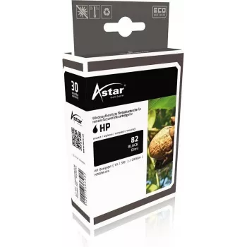 ASTAR AS70753 ASTAR HP 82 DNJ rašalinė kasetė juoda - atkurta 69ml (AS70753)