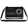 Nešiojamas garsiakalbis SVEN SRP-155, juodas (3W, Bluetooth, FM/AM/SW, USB, microSD, žibintuvėlis, baterija)