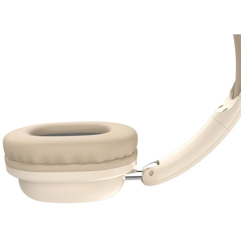 Belaidės ausinės DEFENDER EEMOTION B640 BEIGE – uždengiančios ausis, uždaro akustinio tipo, USB-C, AUX, 20–20000 Hz, 105 dB