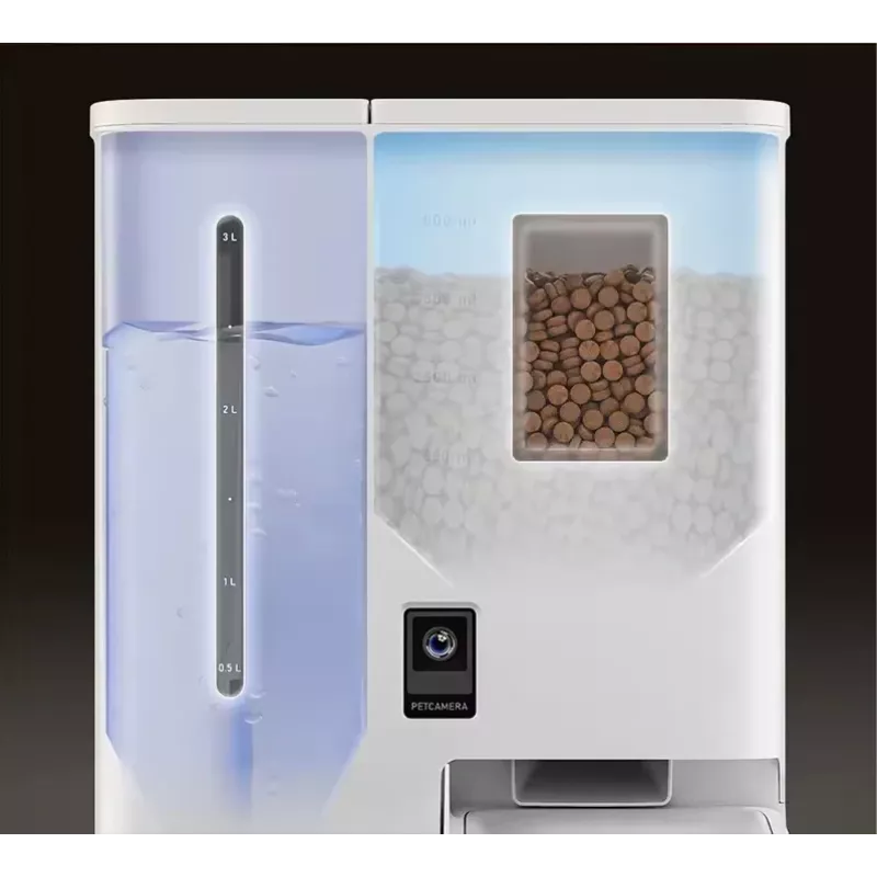 Automatinis šėrimo dubuo Sponge SPONGE Pet Feeder Smart DUAL – išmanus dviejų dubenėlių šėrimo prietaisas