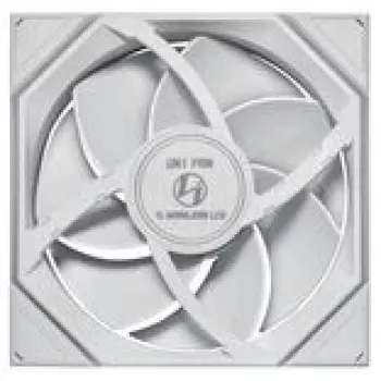Korpuso ventiliatorius Lian Li UNI FAN TL LCD Wireless ARGB PWM 140mm Baltas