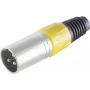 XLR jungtis ShiverPeaks BS55002-S juoda, 3 kontaktų vyriška garso jungtis