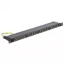 Patch panel DeLOCK 43316 0,5U 19 inch 24 prievadų LSA