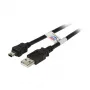 USB laidas Efb K5251SW.1,8 juodas