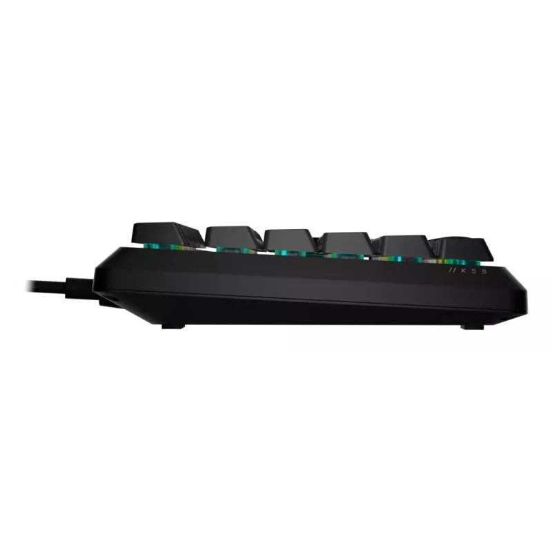 Corsair K55 CORE RGB klaviatūra žaidimams USB QWERTZ vokiška juoda
