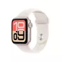 Apple Watch SE (3 kartos) SE 3 GPS + Cellular 40 mm žvaigždėto aliuminio korpusas su žvaigždėto šviesos sporto dirželiu - S/M