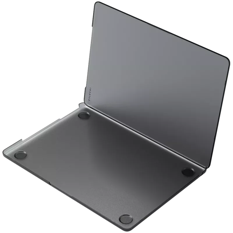 Satechi Eco Hardshell apsauginis dėklas ST-MBAM2DR, skirtas MacBook Air 13 M2, tamsios spalvos