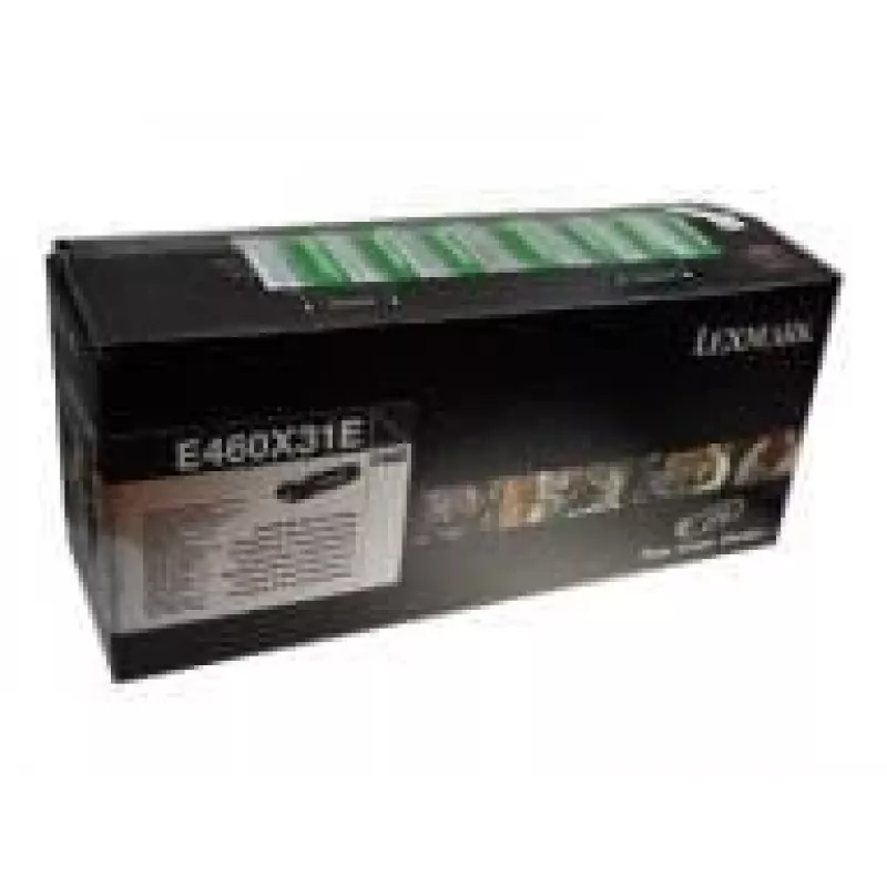 Lexmark E460X31E tonerio kasetė E460 spausdintuvams, juoda, 15 000 psl.