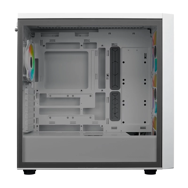 Cooler Master MasterBox 600 White Desktop – baltas kompiuterio korpusas