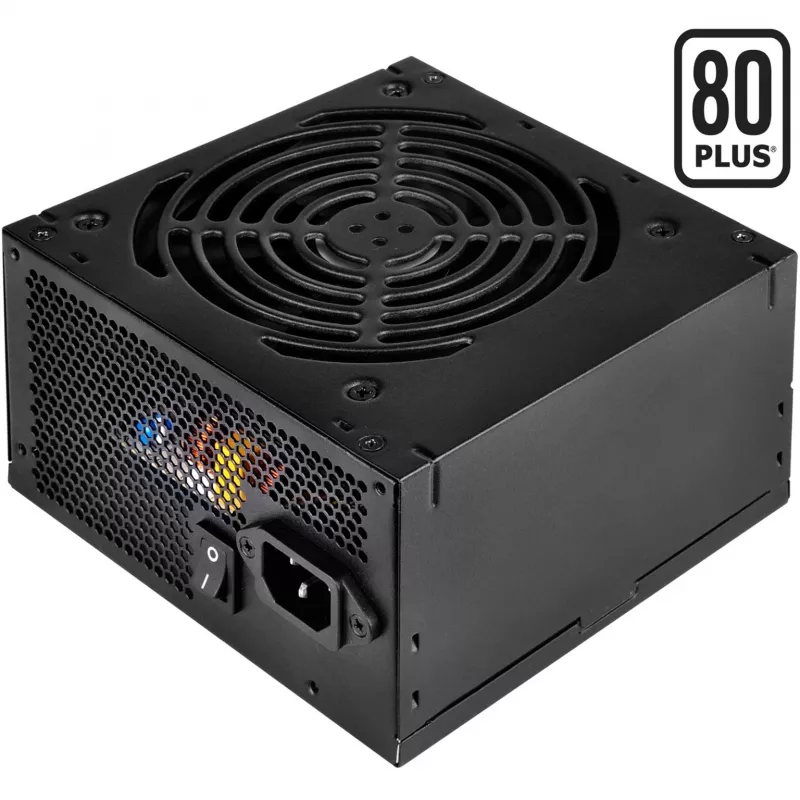 SilverStone SST-ST50F-ES230 v2.0 Strider Essential maitinimo blokas, 500 W, ATX12V, 80 PLUS 230V EU, aktyvus PFC, juodas
