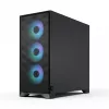 PC korpusas Fractal Design Pop 2 Air Black TG RGB Midi bokštas — ATX/Micro‑ATX/Mini‑ITX, 3x120mm priekyje, 1x120mm gale, 2,5 colio+3,5 colio lizdai
