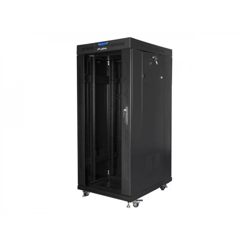 Stovimas 19 inch serverio stovas Lanberg FF01-8822-12BL 22U juodas 800 kg