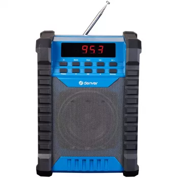 Denver WRB-60 FM siųstuvas Bluetooth mėlynas, pilkas
