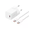 Baseus P10110902213-01 USB-C GaN5 mini 30W tinklo įkroviklis baltas